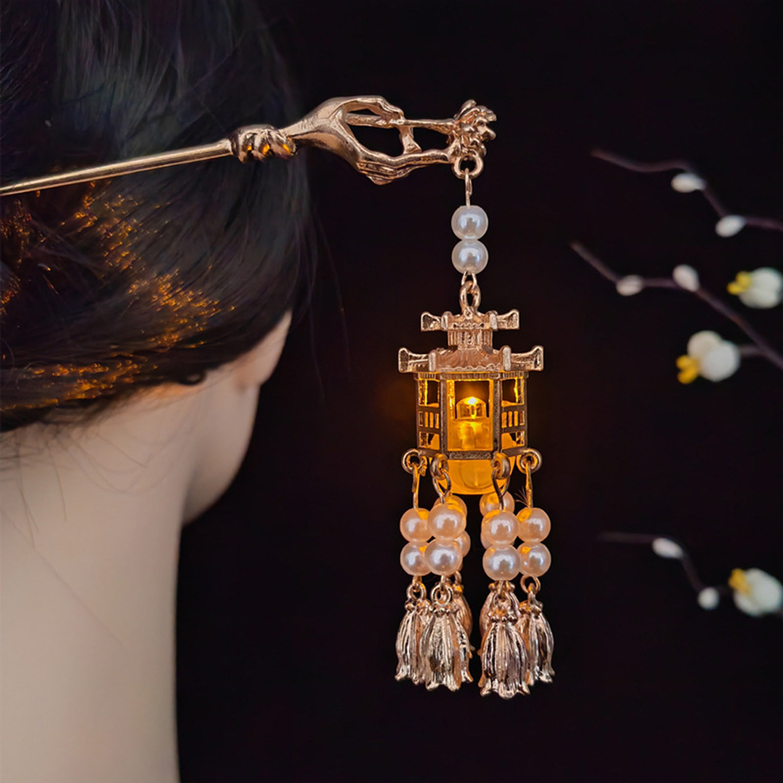 レトロ中国風のヘアスティックフォーク Led ライト女性女の - Lighting Decoration Ideas のレビューと価格
